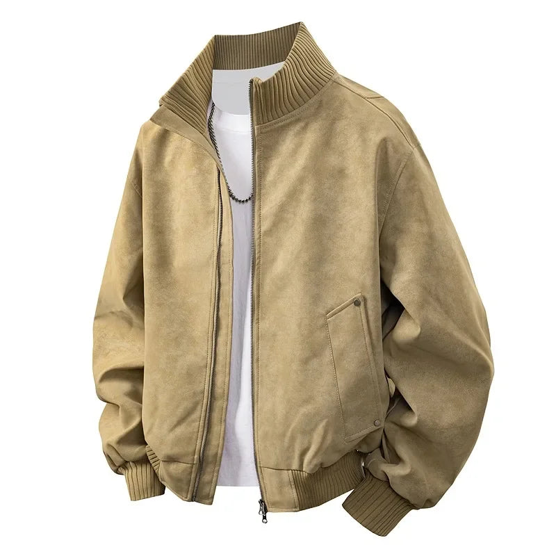 Redwood Suede Bomber
