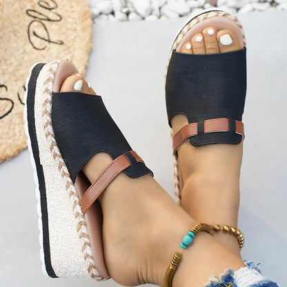Capri Wedge Slide Sandal
