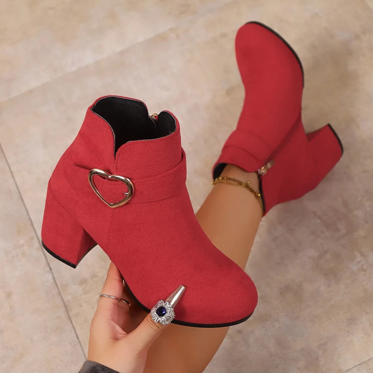 Valencia Heart Boots