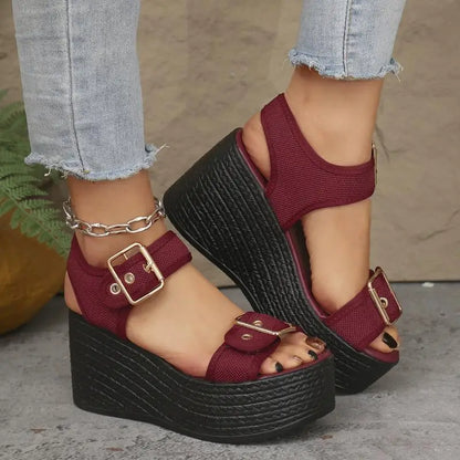 Ibiza Platform Wedge Sandal