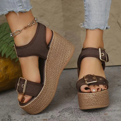 Ibiza Platform Wedge Sandal