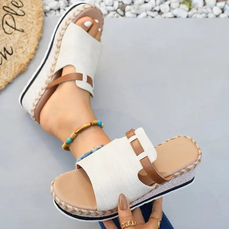 Capri Wedge Slide Sandal