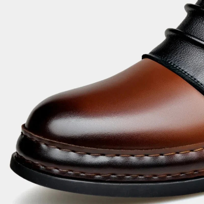 Forge Arc | Leather Buckle Ankle Boots