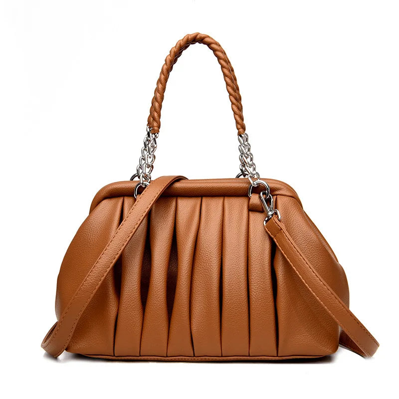 Élanne Pleat Handle Bag