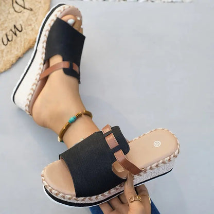 Capri Wedge Slide Sandal
