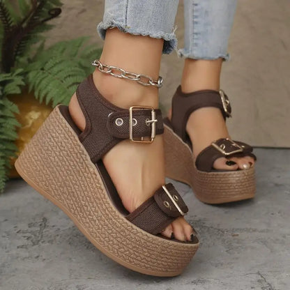 Ibiza Platform Wedge Sandal