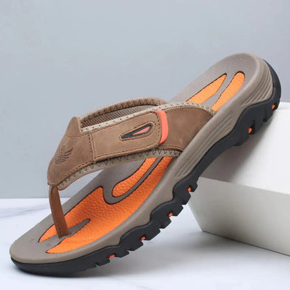 Zeekas Leather Outdoor Sandals Brown / 6
