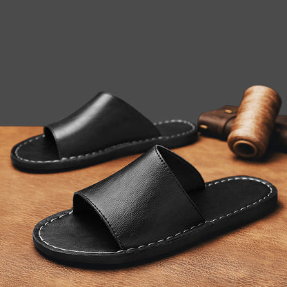 Solway | Genuine Leather Slide Sandals