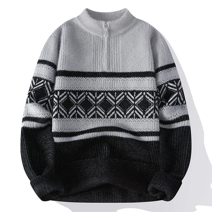 Briarwood | Mens Striped Winter Knit Sweater