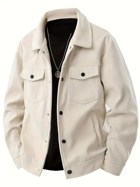 Bromley | Mens Fall Corduroy Button Jacket