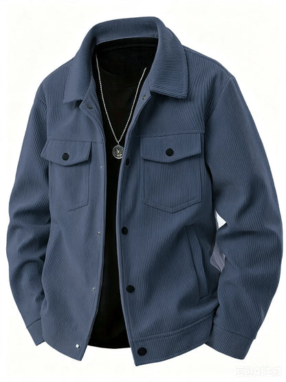 Bromley | Mens Fall Corduroy Button Jacket