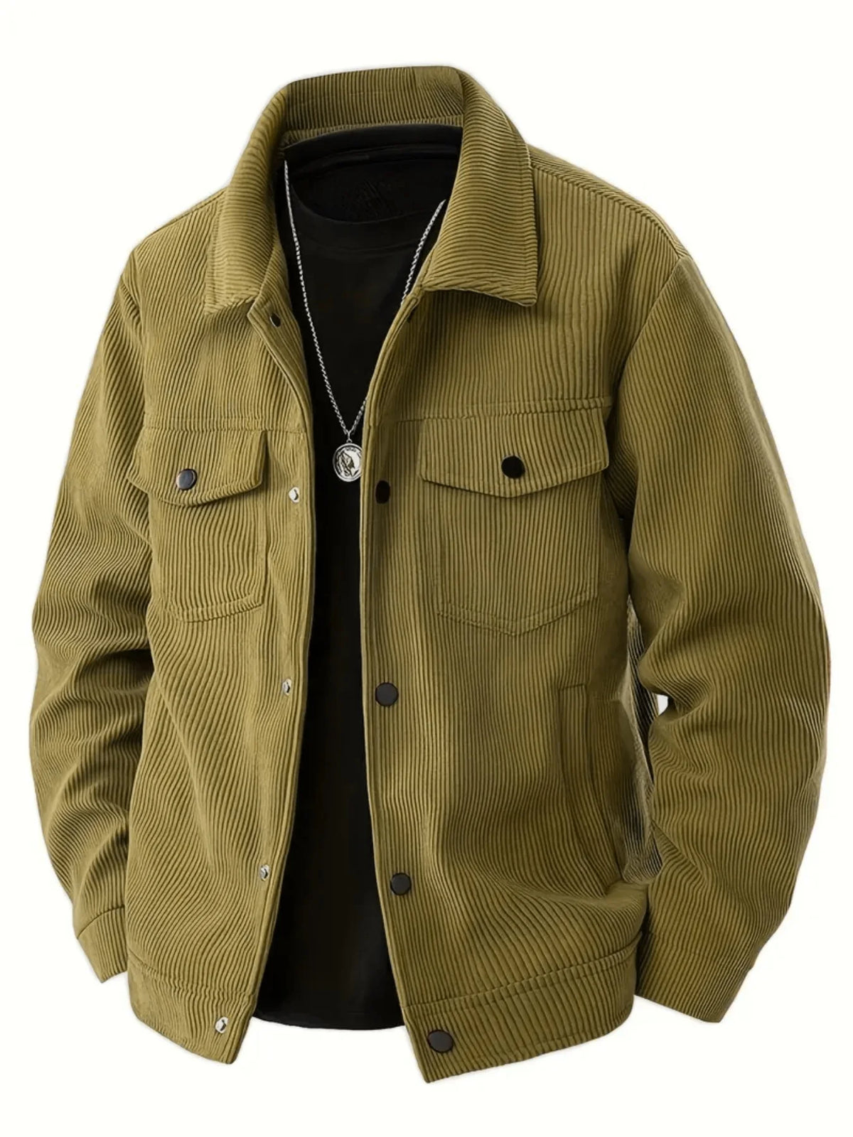Bromley | Mens Fall Corduroy Button Jacket