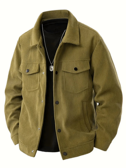 Bromley | Mens Fall Corduroy Button Jacket