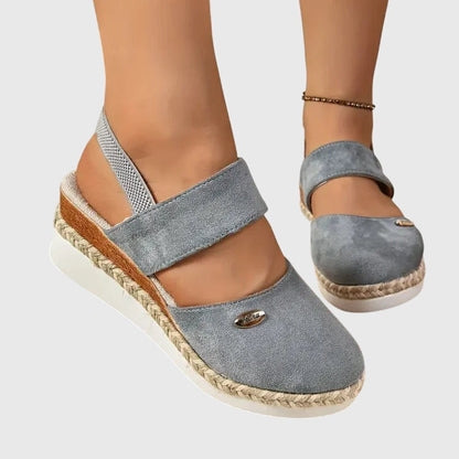 Jute Horizon | Womens Slingback Wedge Espadrilles