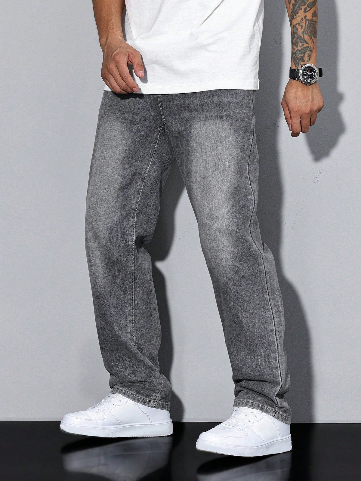 Stonewash | Mens Relaxed-Fit Jeans