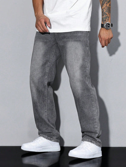 Stonewash | Mens Relaxed-Fit Jeans