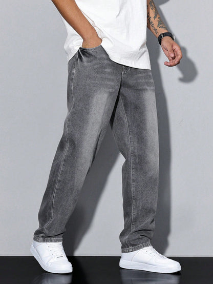 Stonewash | Mens Relaxed-Fit Jeans