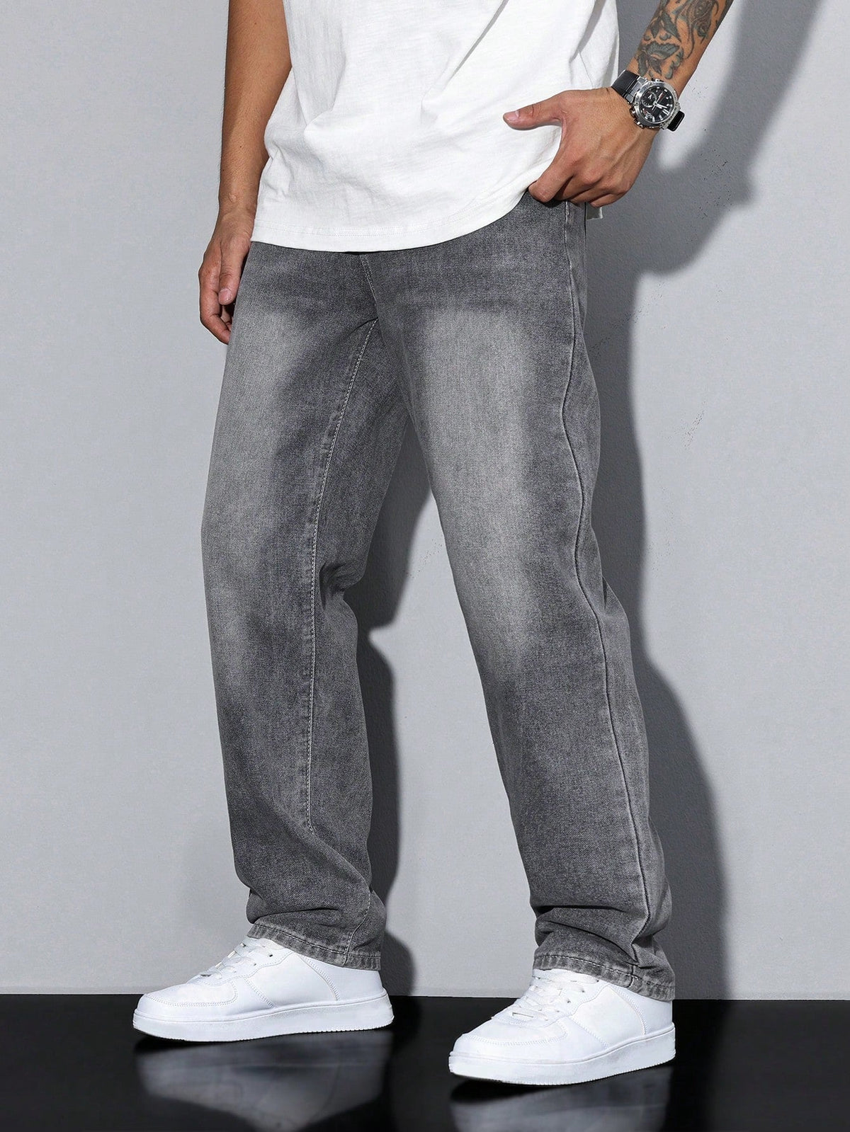 Stonewash | Mens Relaxed-Fit Jeans