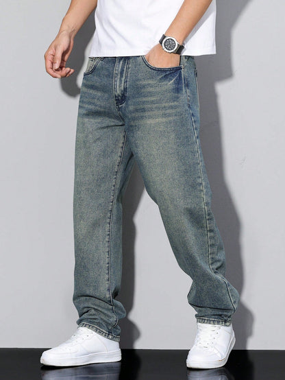 Stonewash | Mens Relaxed-Fit Jeans