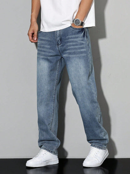 Stonewash | Mens Relaxed-Fit Jeans