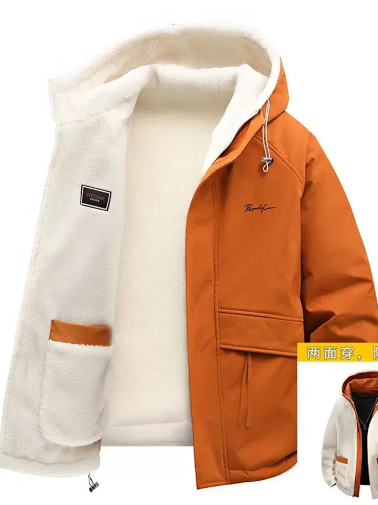 Dalton | Mens 2-in-1 Reversible Hooded Winter Jacket