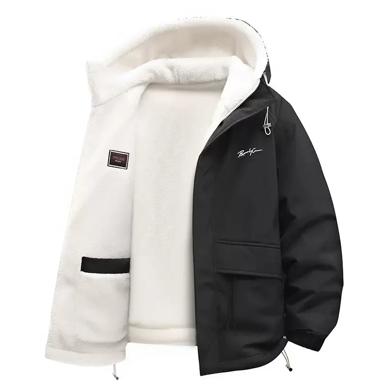 Dalton | Mens 2-in-1 Reversible Hooded Winter Jacket