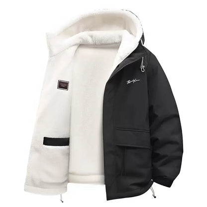 Dalton | Mens 2-in-1 Reversible Hooded Winter Jacket