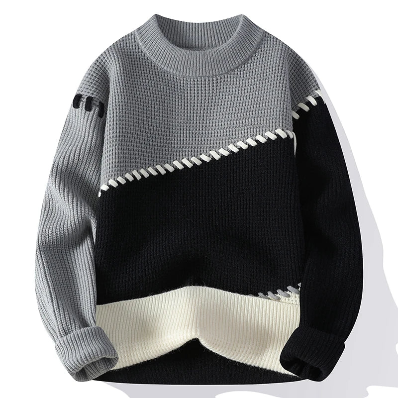 Ellington | Mens Striped Knit Sweater