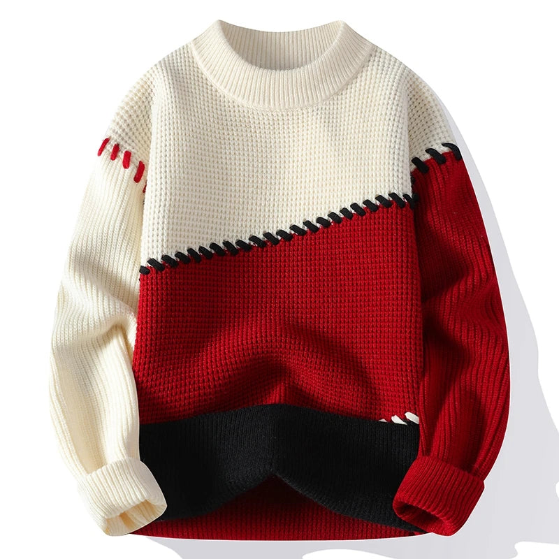 Ellington | Mens Striped Knit Sweater