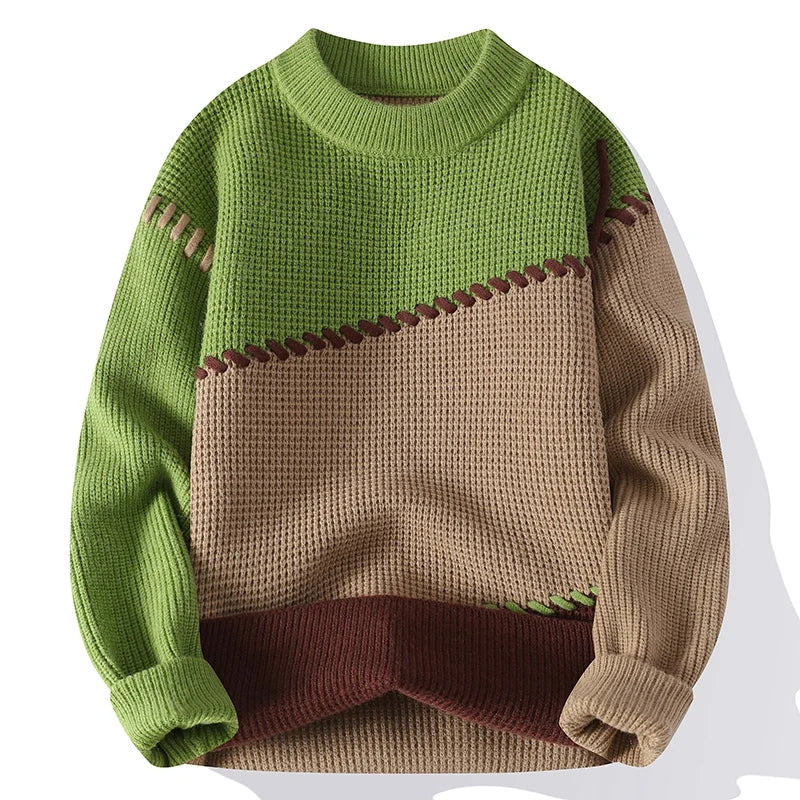 Ellington | Mens Striped Knit Sweater