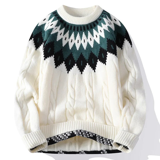 Dolver| Mens Crewneck Knit Sweater