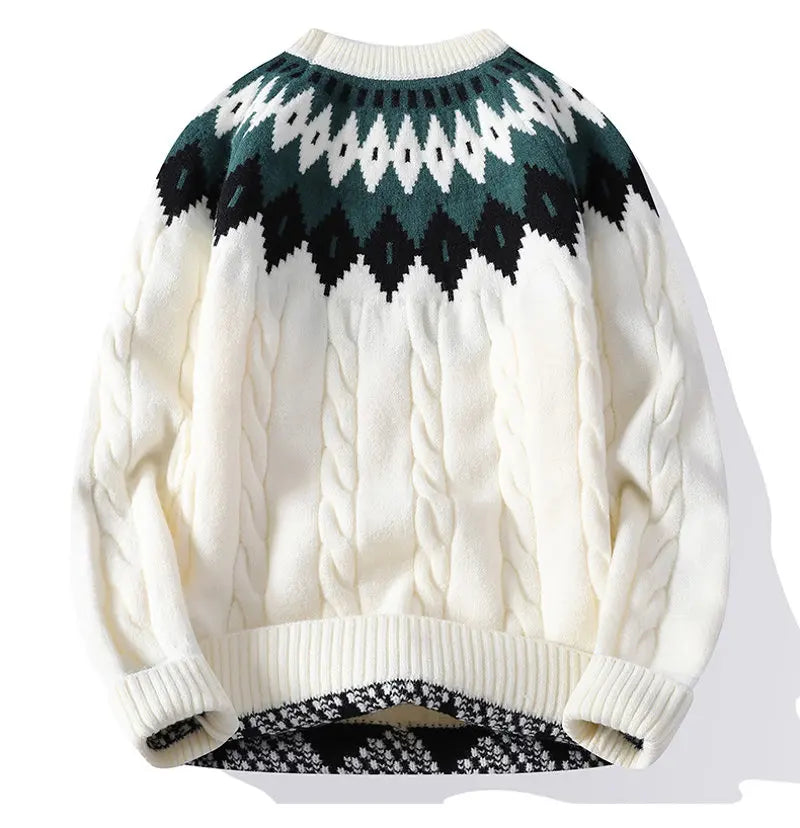 Dolver| Mens Crewneck Knit Sweater
