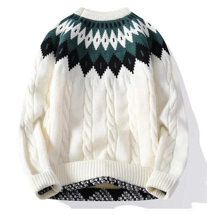Dolver| Mens Crewneck Knit Sweater