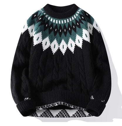 Dolver| Mens Crewneck Knit Sweater
