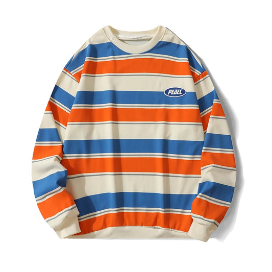 Riviera Pedes' 80s Stripe Crewneck