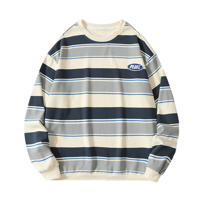 Riviera Pedes' 80s Stripe Crewneck