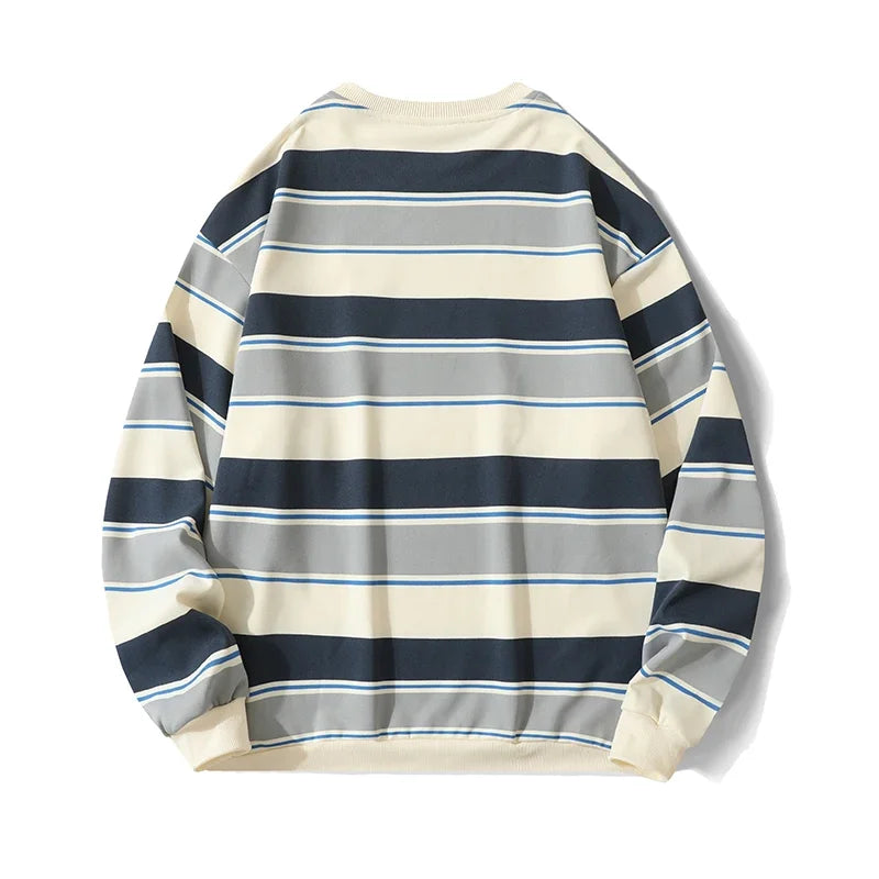 Riviera Pedes' 80s Stripe Crewneck