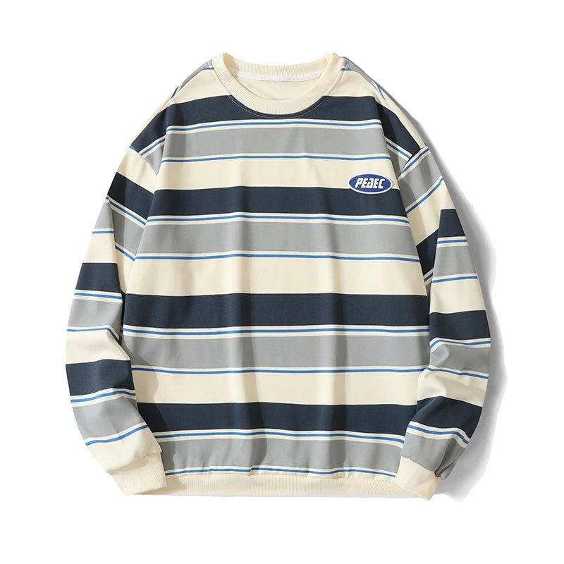 Riviera Pedes' 80s Stripe Crewneck