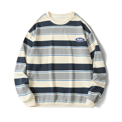 Riviera Pedes' 80s Stripe Crewneck