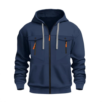 Marlow | Mens Fall Winter Fleece Zip Hoodie