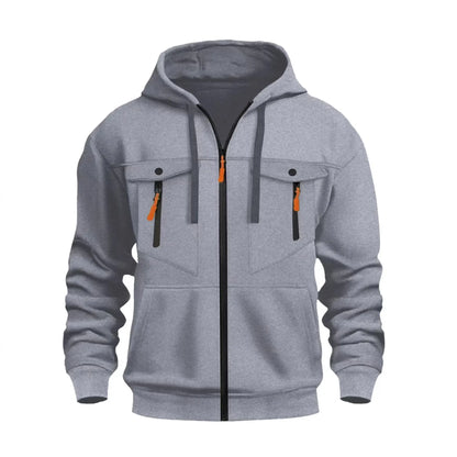 Marlow | Mens Fall Winter Fleece Zip Hoodie