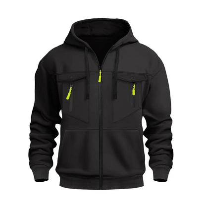 Marlow | Mens Fall Winter Fleece Zip Hoodie