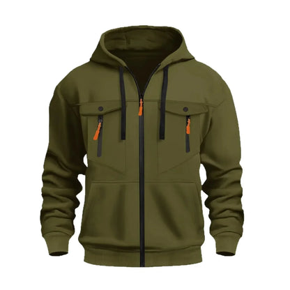 Marlow | Mens Fall Winter Fleece Zip Hoodie