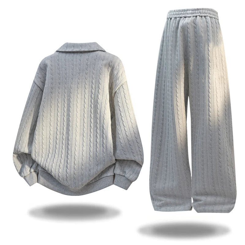 Prescott | Fall Winter Half-Zip Tracksuit Set