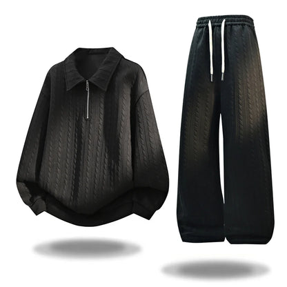 Prescott | Fall Winter Half-Zip Tracksuit Set
