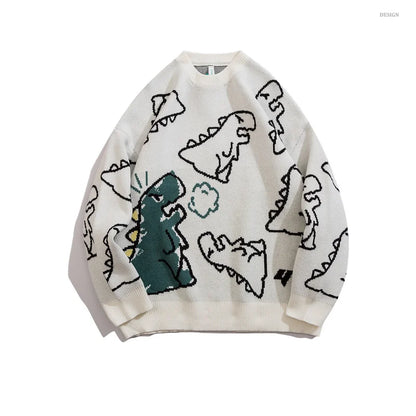 Raptor | Mens Dinosaur Winter Knit Sweater
