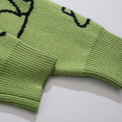 Raptor | Mens Dinosaur Winter Knit Sweater