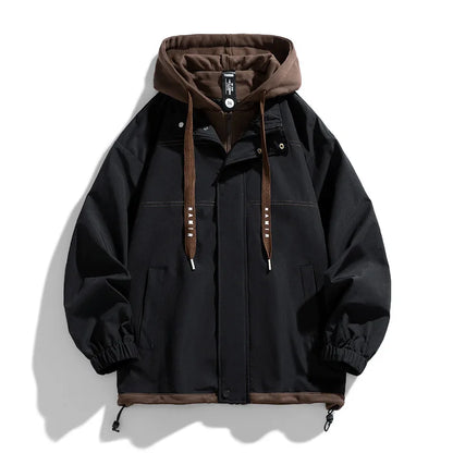 Sutton | Mens Fall Hooded Varsity Jacket