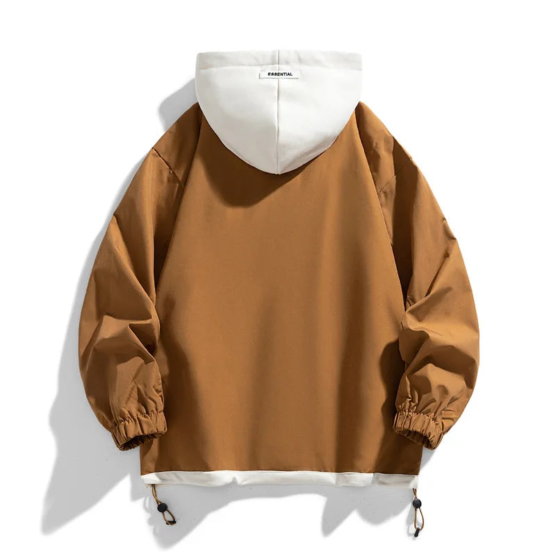 Sutton | Mens Fall Hooded Varsity Jacket