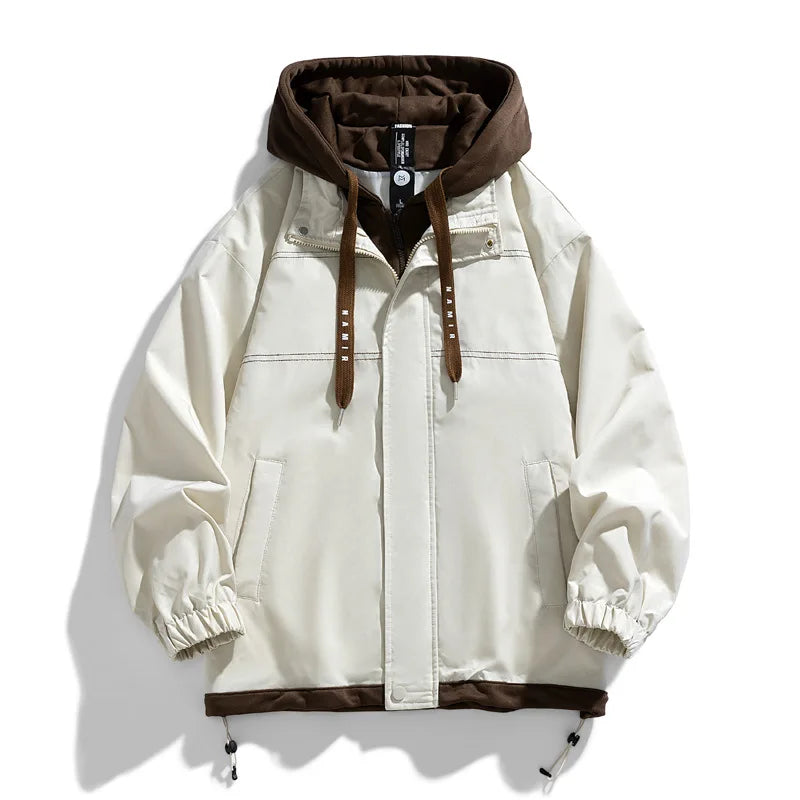 Sutton | Mens Fall Hooded Varsity Jacket